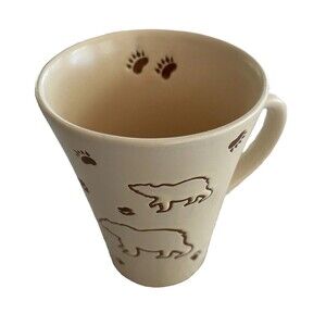 Oscardo Coffee Mug Polar Bears & Paws Wildlife Canada Ceramic Cup